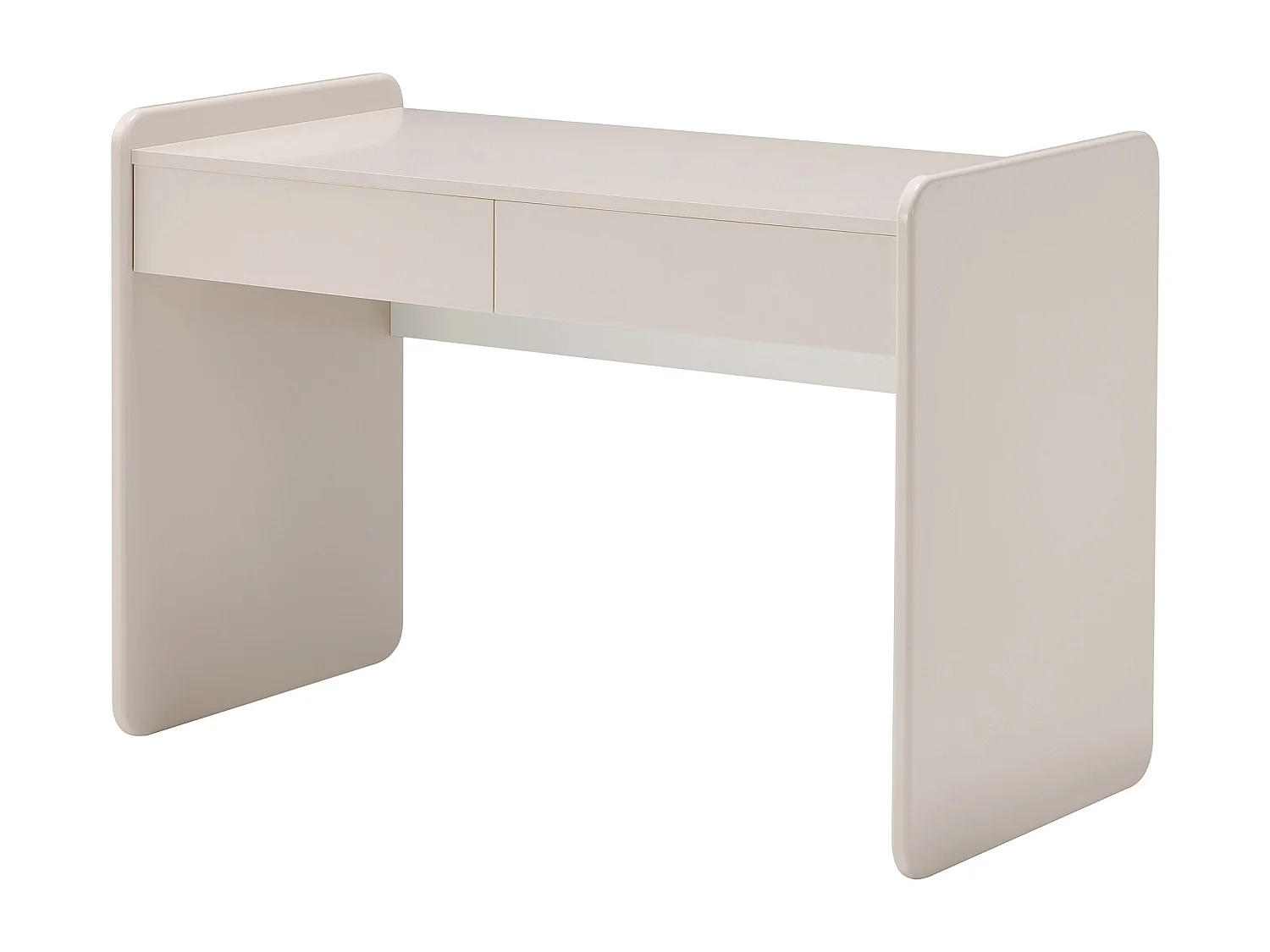 Bureau avec 2 tiroirs – Beige - RYNOVEL