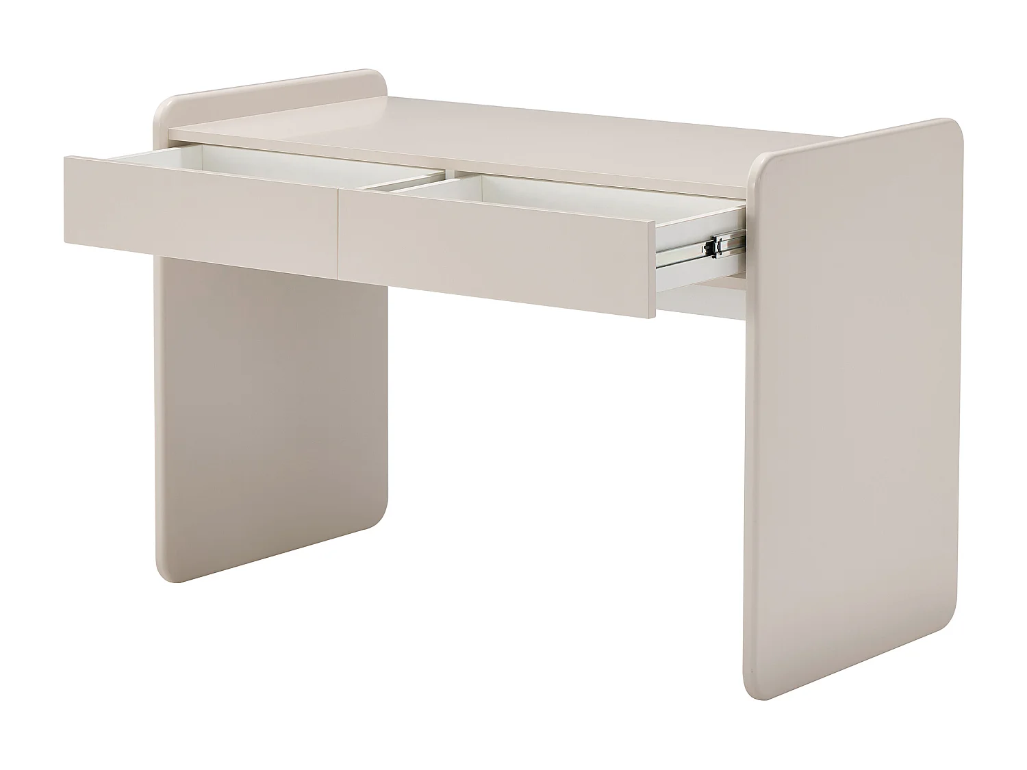 Bureau avec 2 tiroirs – Beige - RYNOVEL