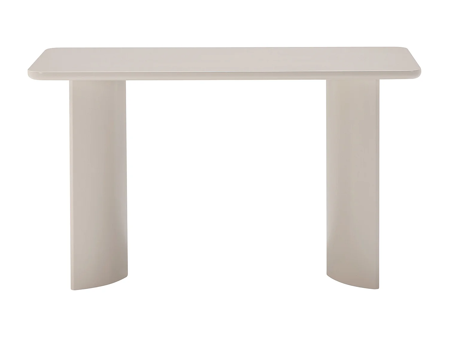 Bureau avec pieds incurvés - Beige - LORYNI