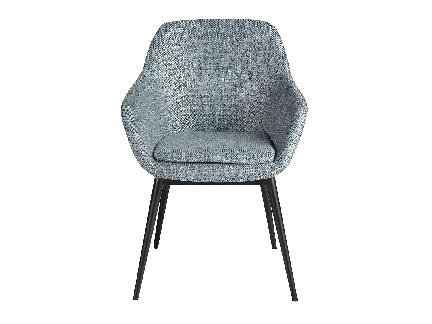 Chaise en tissu bleu gris marbré 4221 ANGEL CERDA