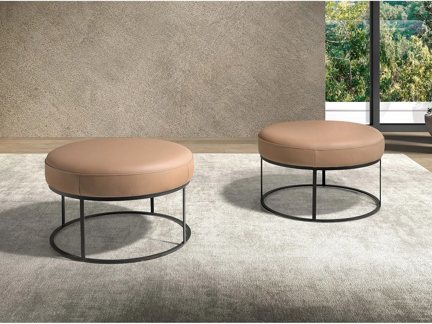 Braune Lederbank 5190 ANGEL CERDA