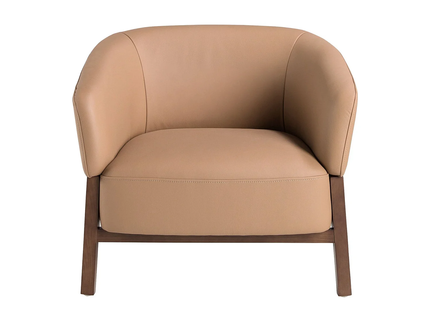 Fauteuil en cuir marron 5189 ANGEL CERDA
