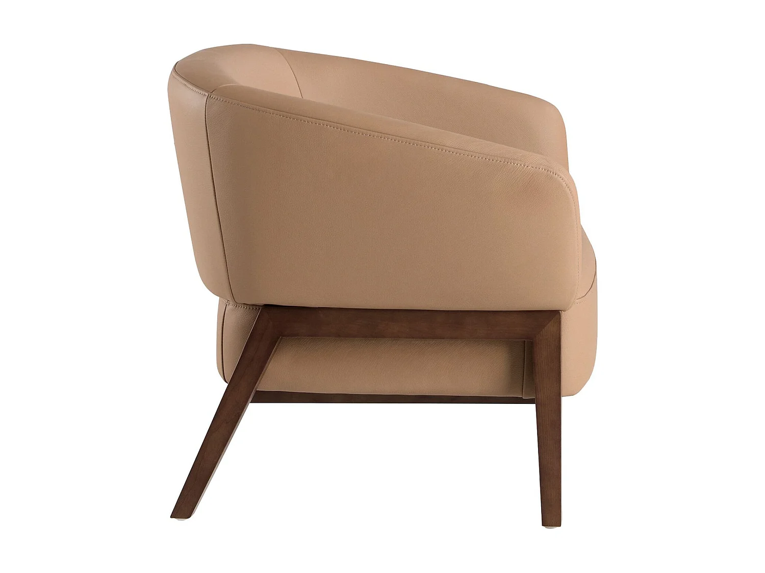 Fauteuil en cuir marron 5189 ANGEL CERDA