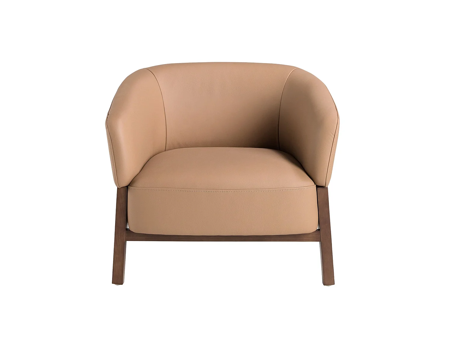 Fauteuil en cuir marron 5189 ANGEL CERDA