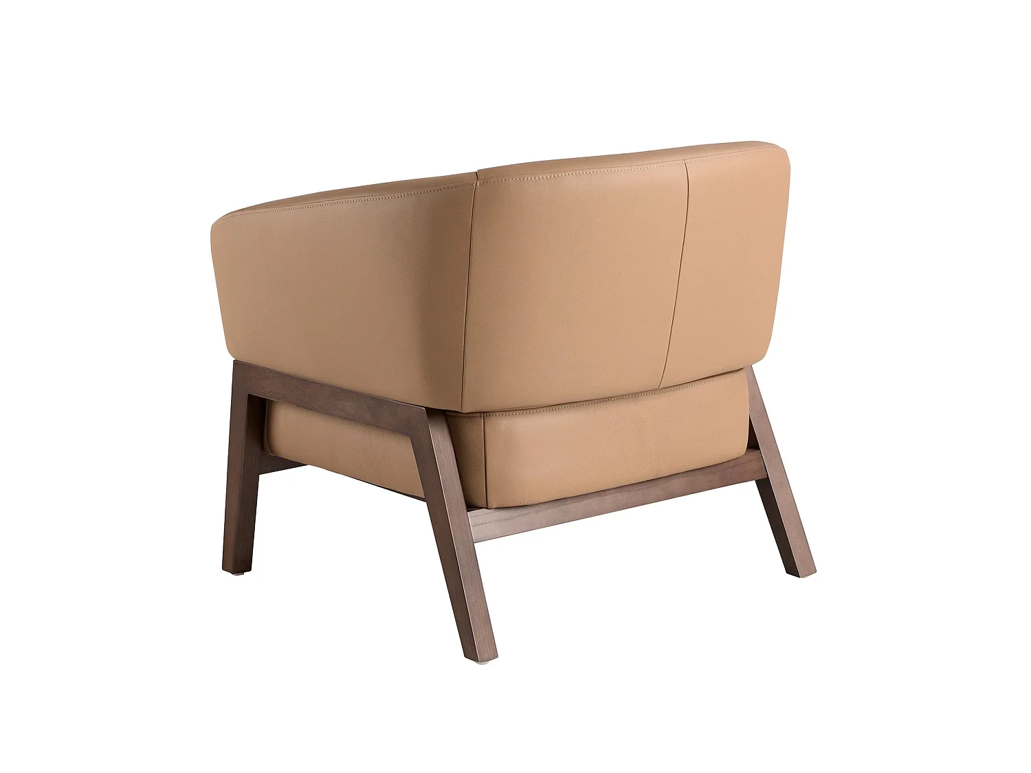 Fauteuil en cuir marron 5189 ANGEL CERDA