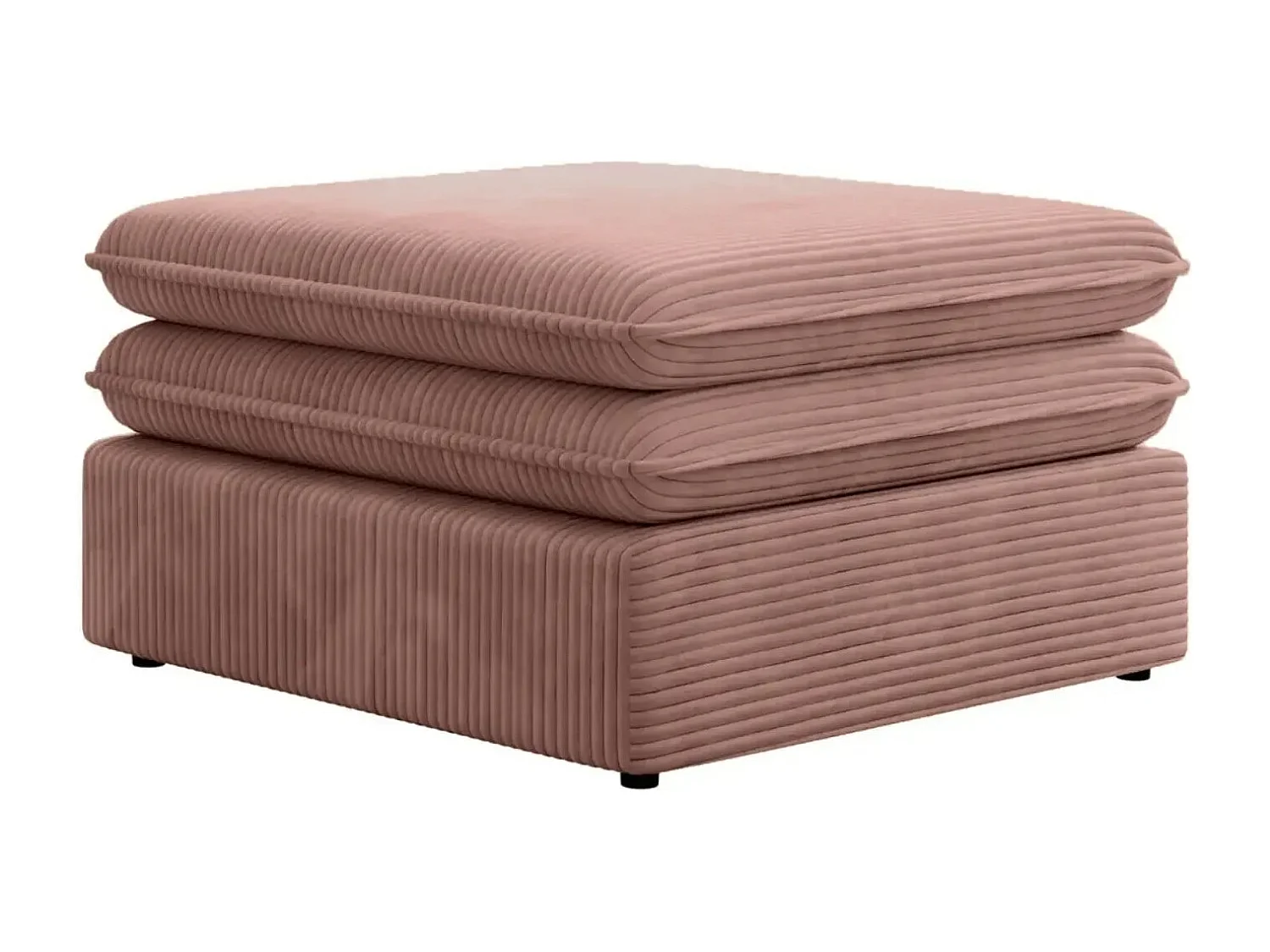 OSCAR POUF - Pouf velours cotelé - Rose