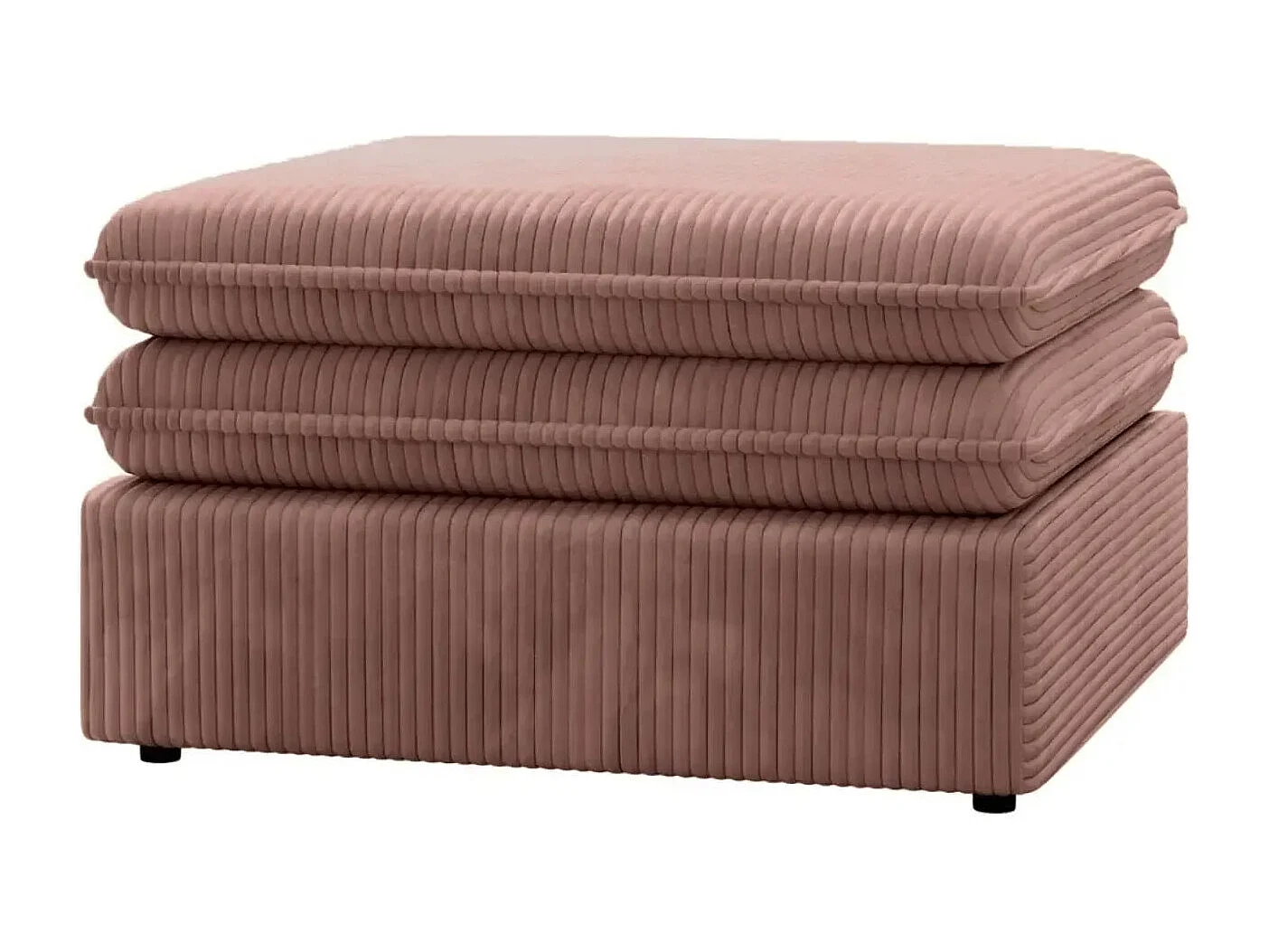 OSCAR POUF - Pouf velours cotelé - Rose