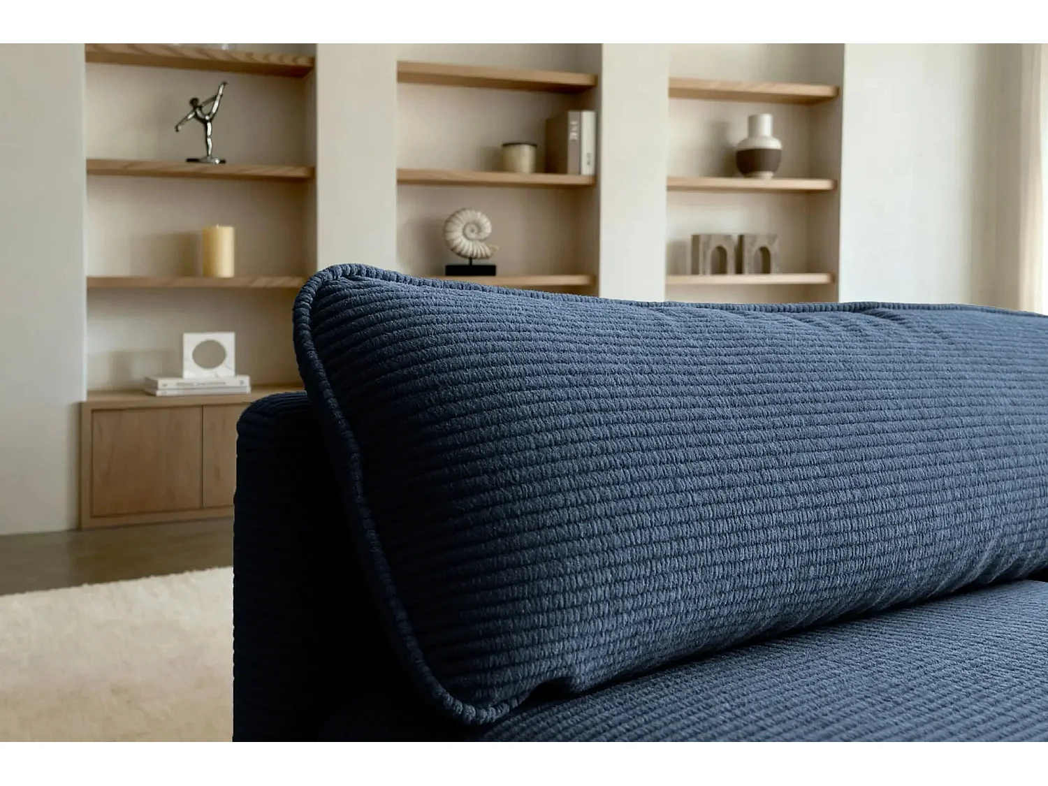 OSCAR MINI - Canapé droit - Bleu