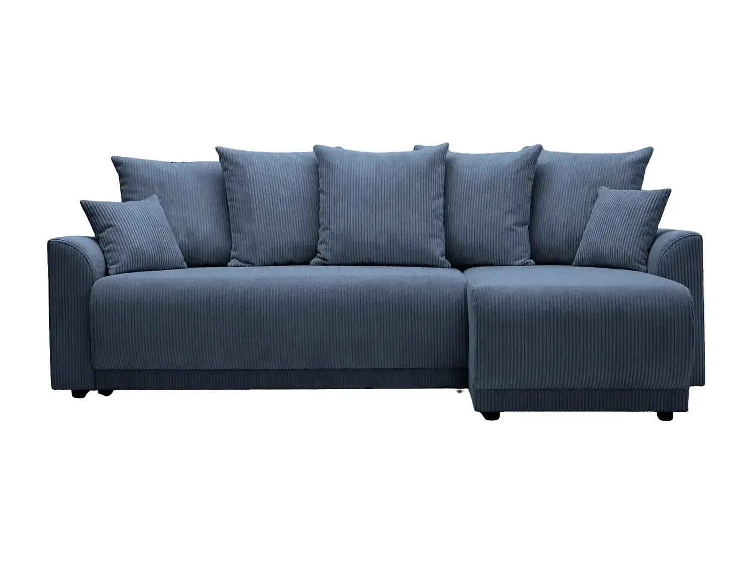 RIO - Canapé d'angle 3 places - Bleu
