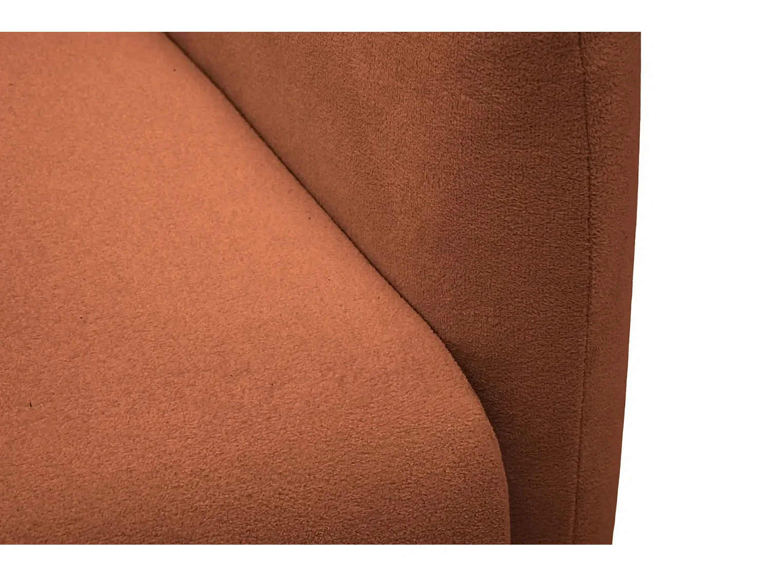 OCEANE - Canapé panoramique 5 places - Terracotta