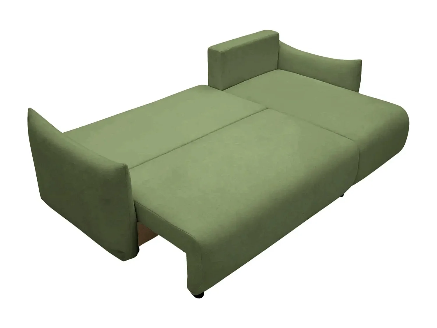 OCEANE - Canapé d'angle 3 places - Vert