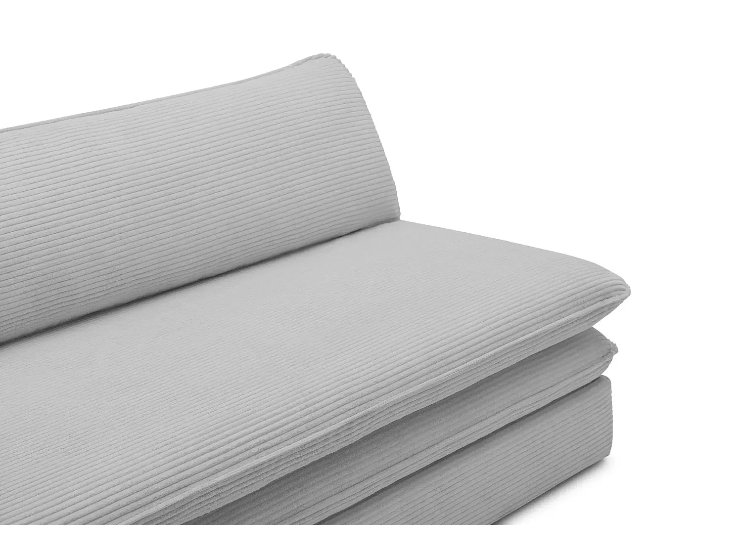 OSCAR MINI - Canapé droit - Gris Clair