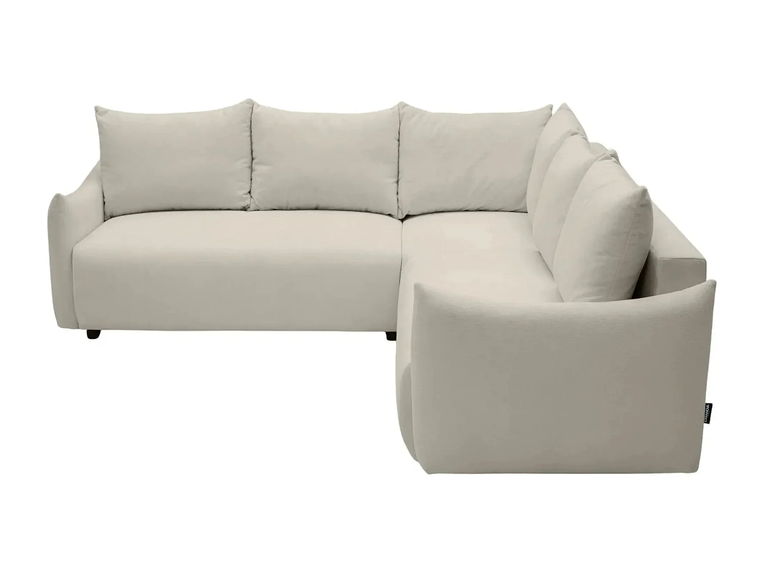 OCEANE - Canapé panoramique 5 places - Taupe