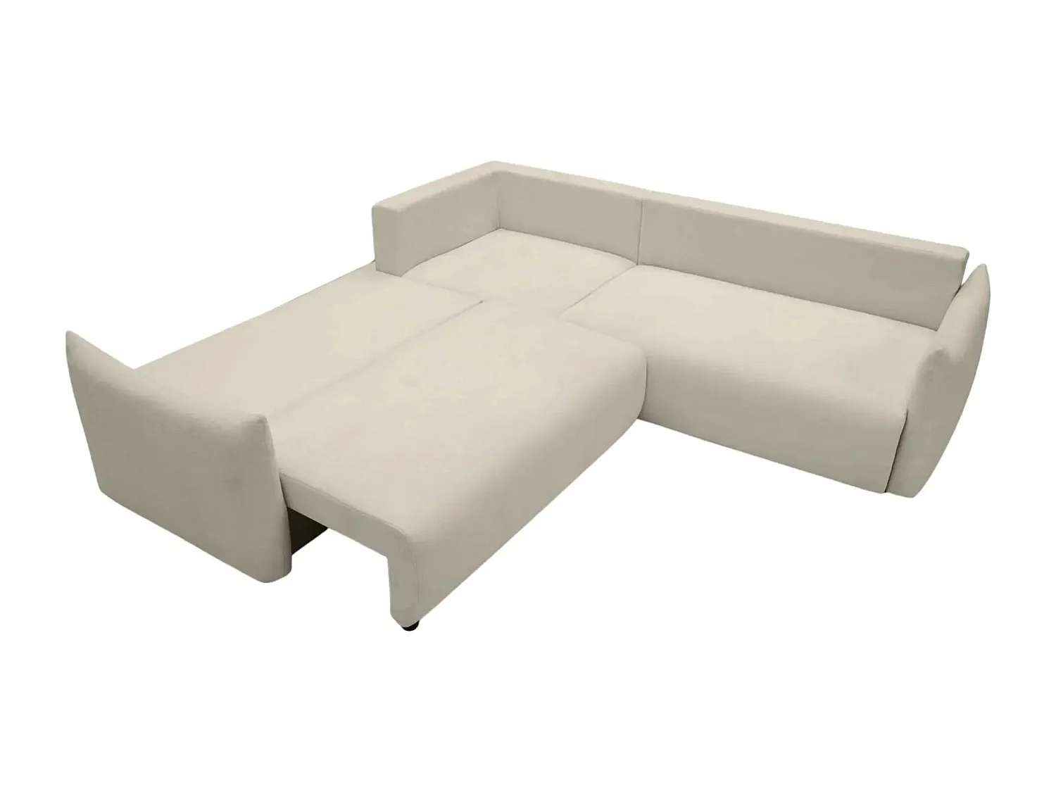 OCEANE - Canapé panoramique 5 places - Taupe