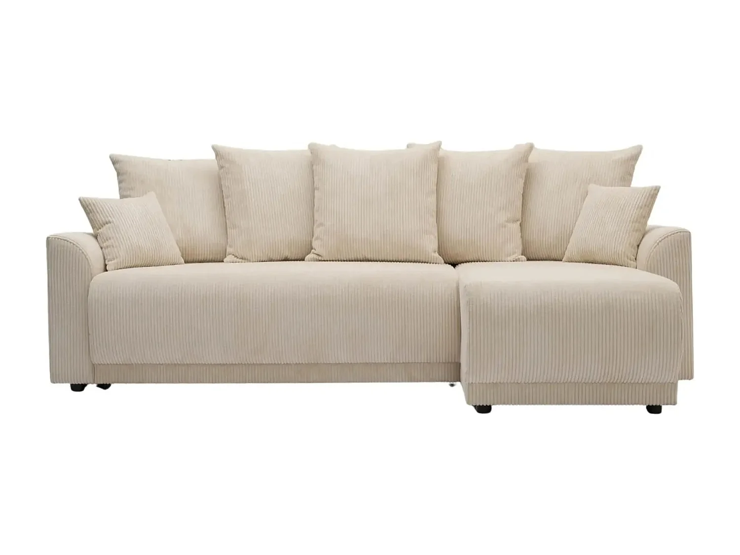 RIO - Canapé d'angle 3 places - Beige