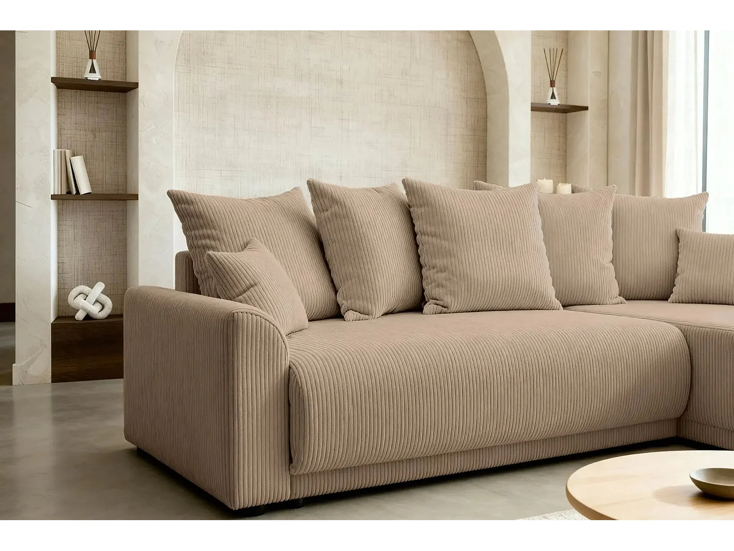 RIO - Canapé d'angle - Café