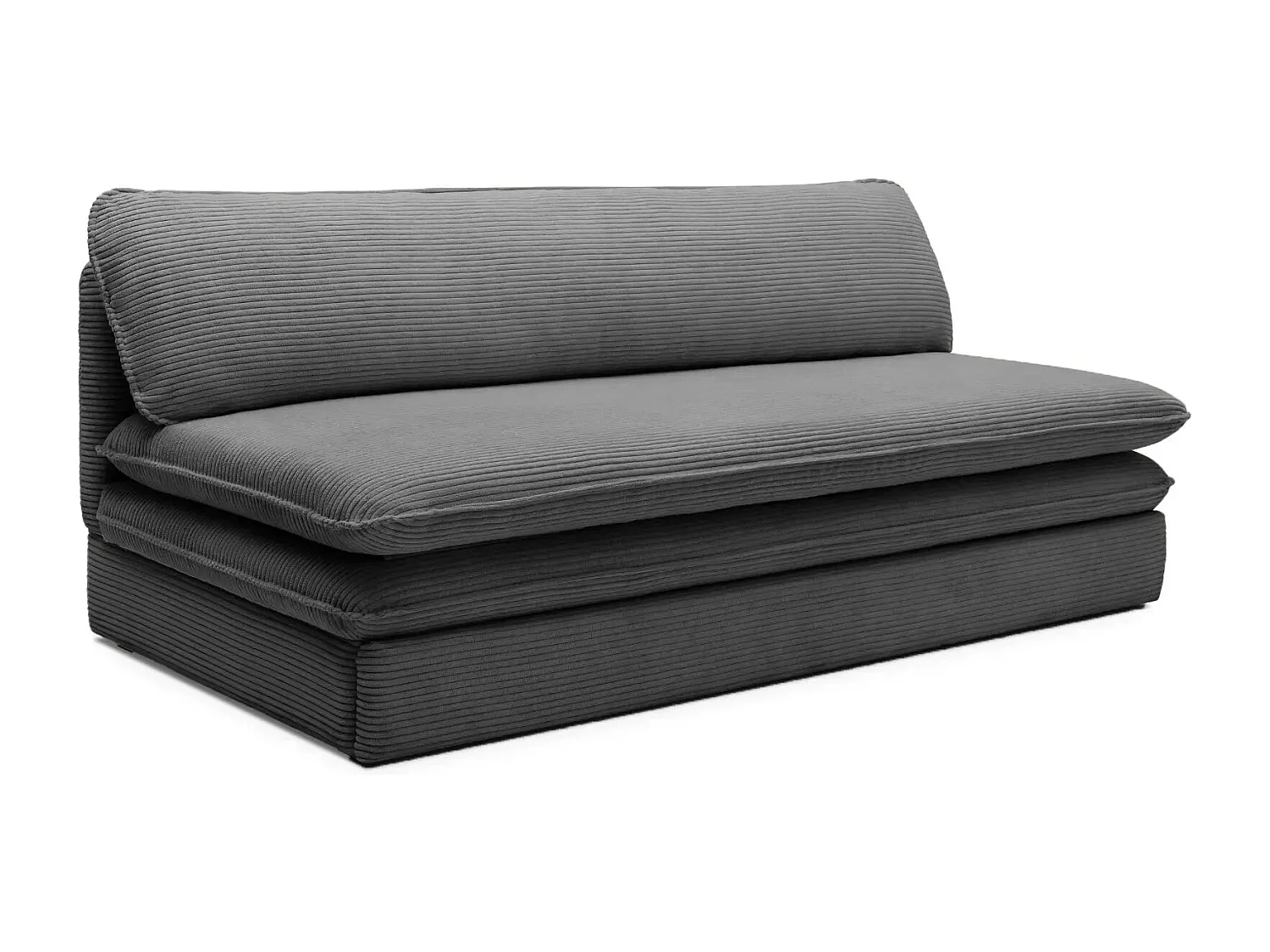 OSCAR MINI - Canapé droit - Gris Foncé