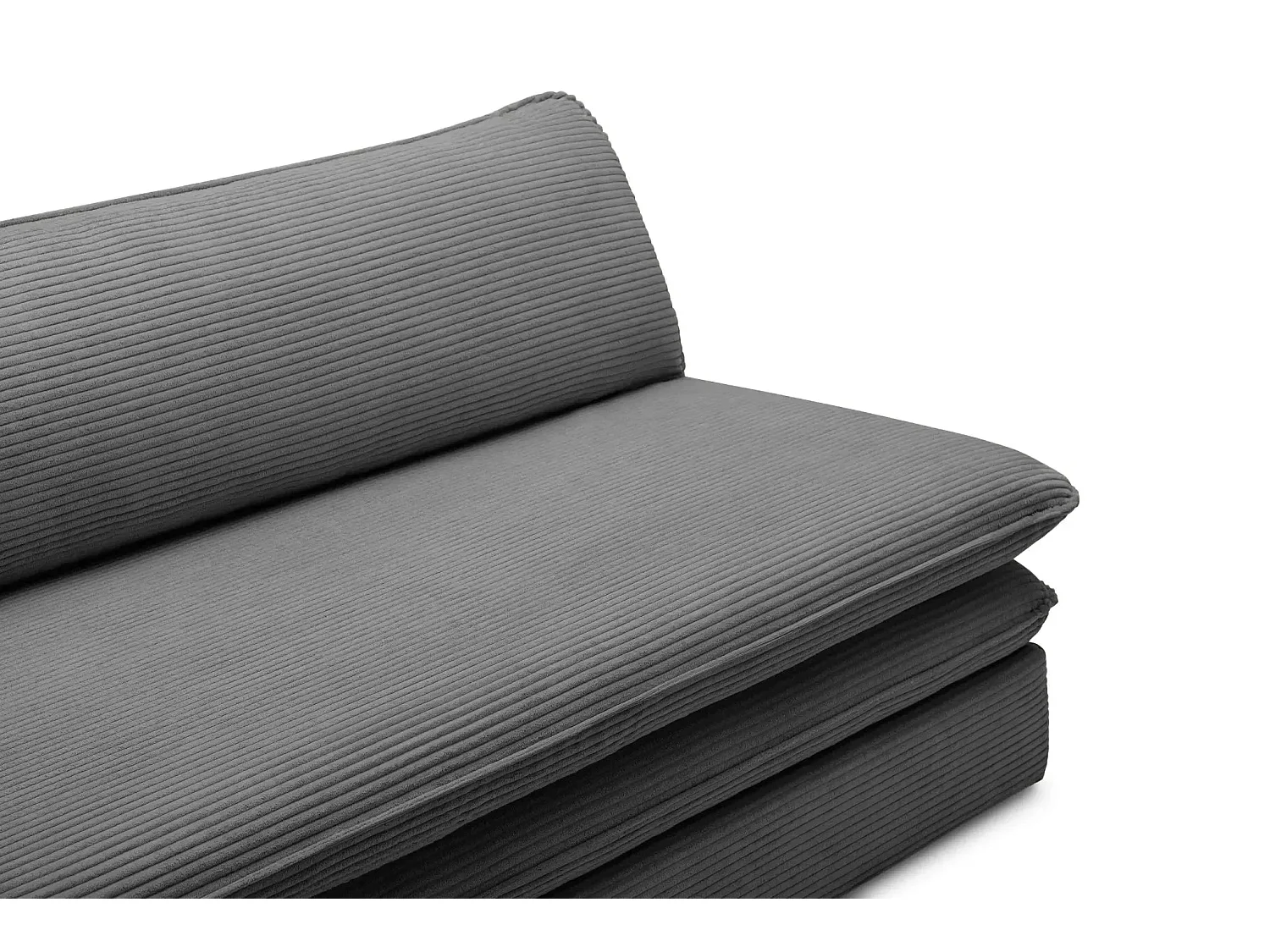 OSCAR MINI - Canapé droit - Gris Foncé