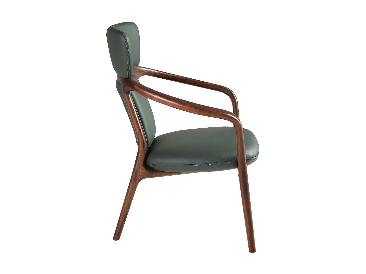 Poltrona in similpelle verde scuro 5180 ANGEL CERDA