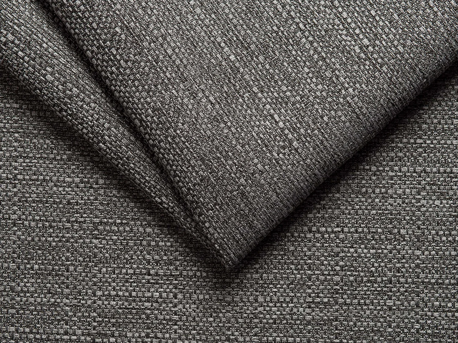 Fauteuil convertible express en tissu gris - Couchage à lattes larges 70 cm - Matelas 14 cm VIZIR