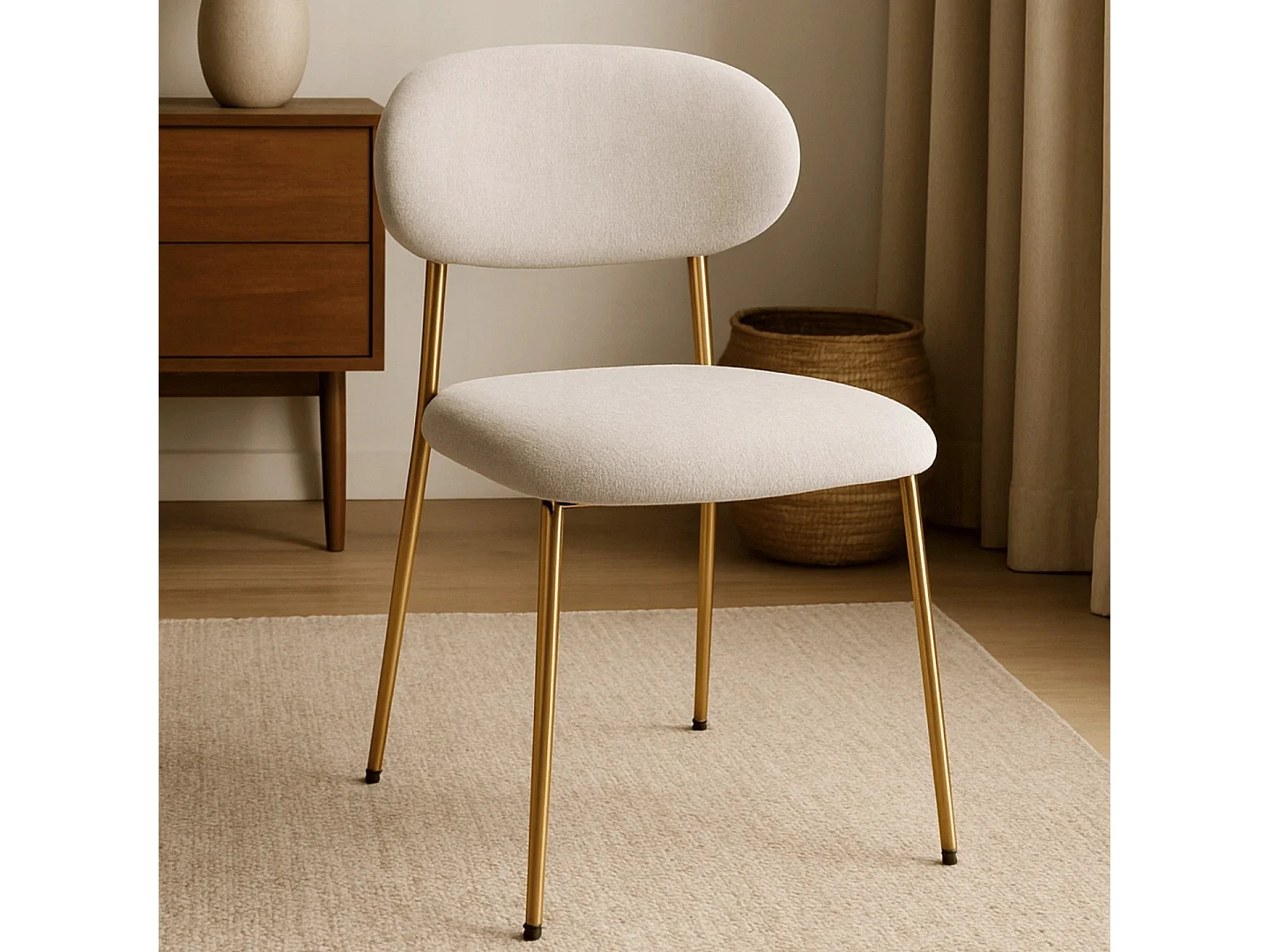 Chaise ELTON Beige Glamour