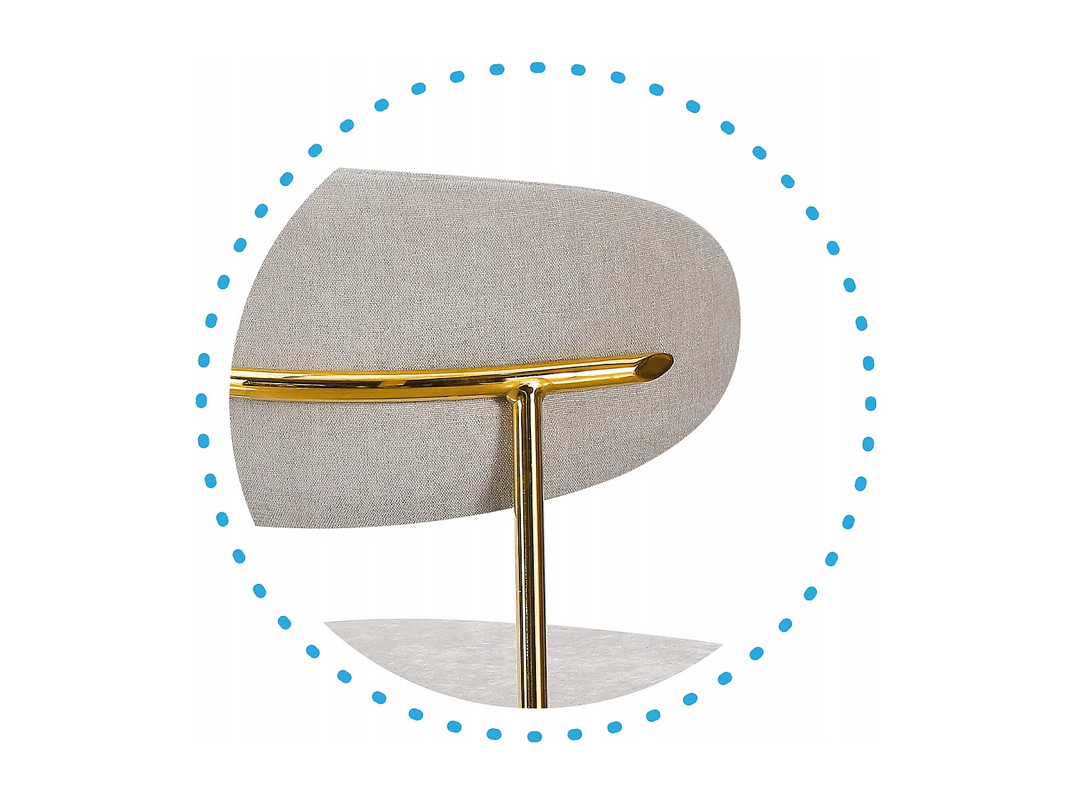 Chaise ELTON Beige Glamour