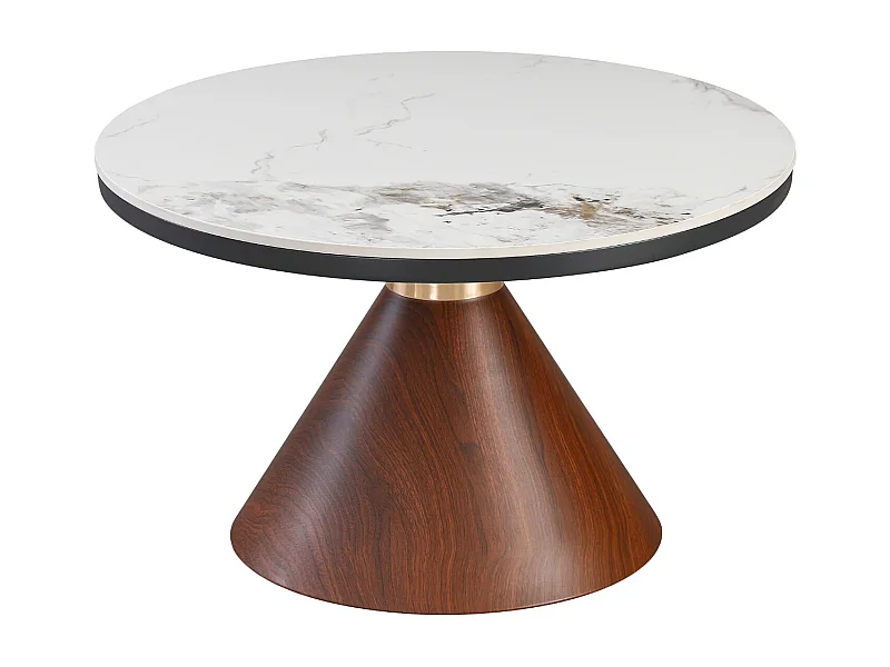 Table Basse NAPA en Marbre Blanc