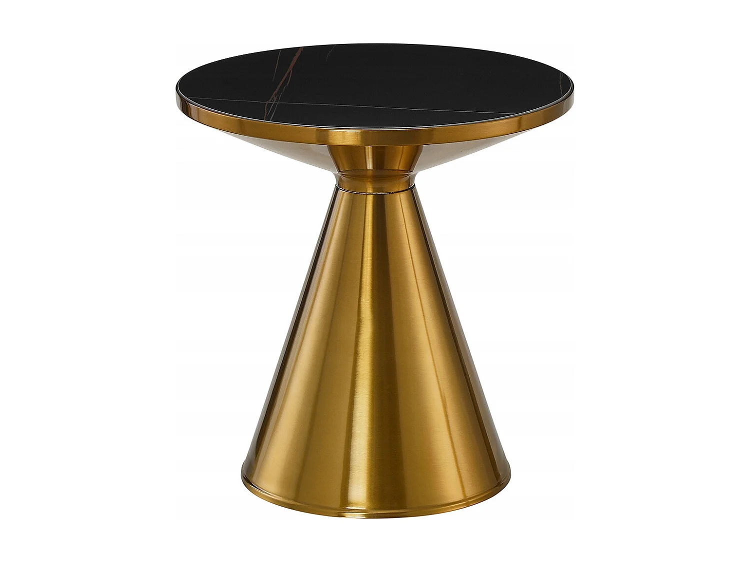 Table Basse Élégance SETI en Marbre Blanc et Or