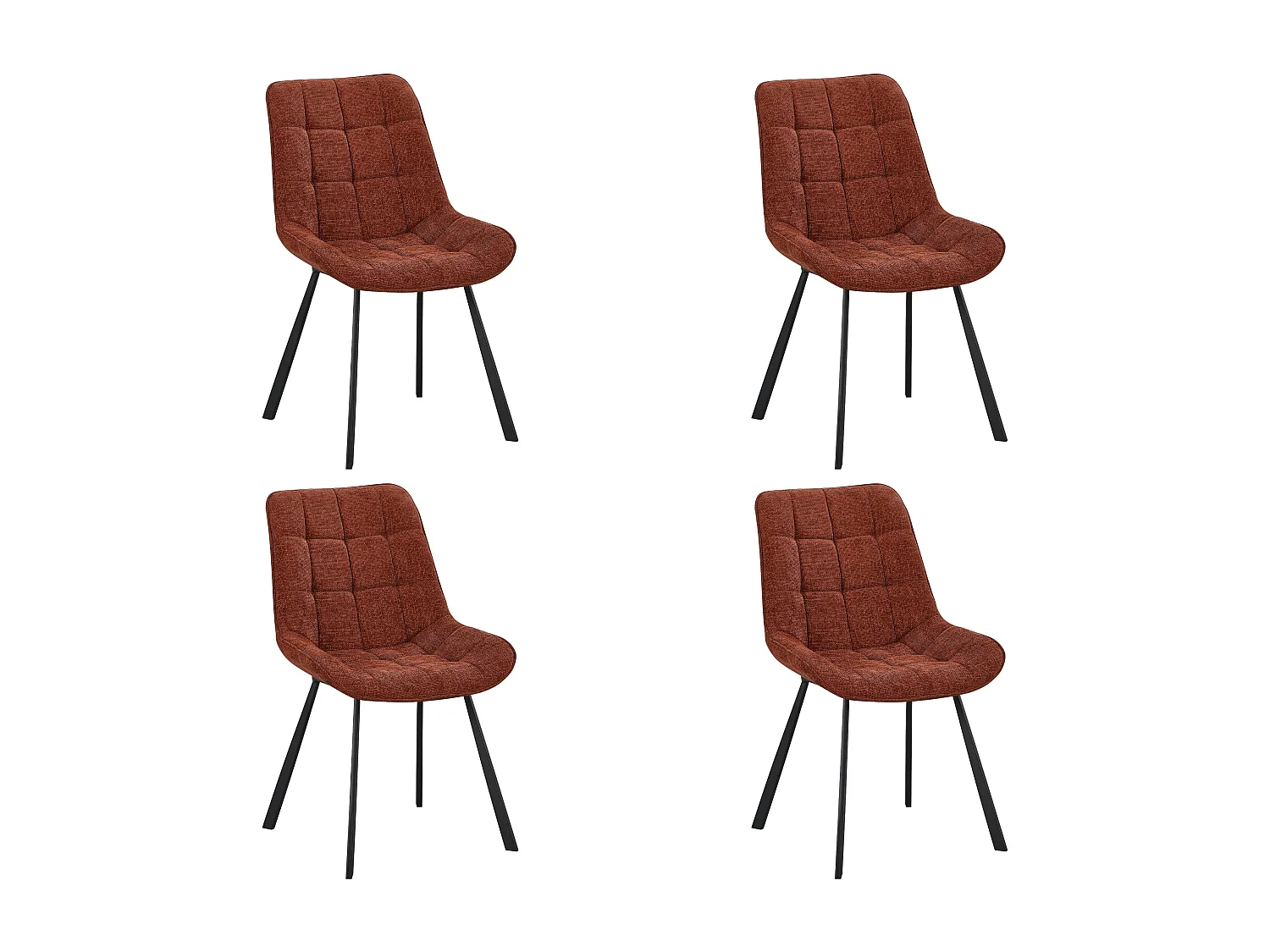Pack 4 Sillas de Comedor Nami, Sillas de Salón