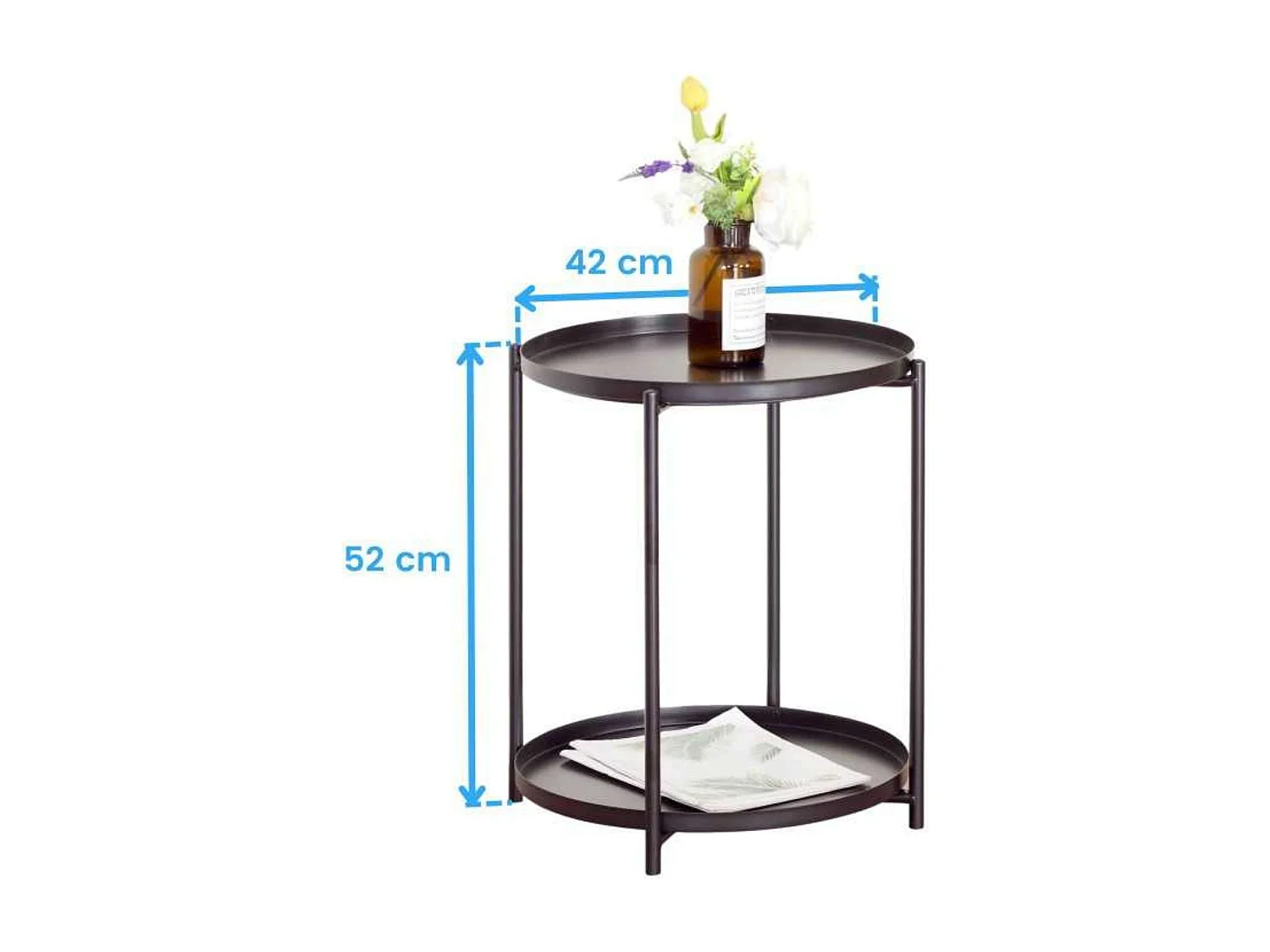 Conjunto de sala de estar em madeira clara e preta (rack para TV + mesa de centro + poltrona reclinável)