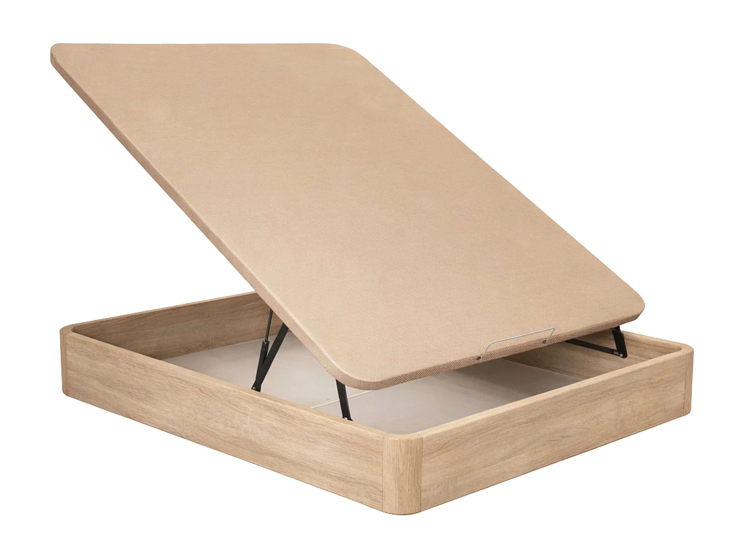 Canapé Duo melamina base tapizada refuerzos acero roble cambrian 150x190 cm