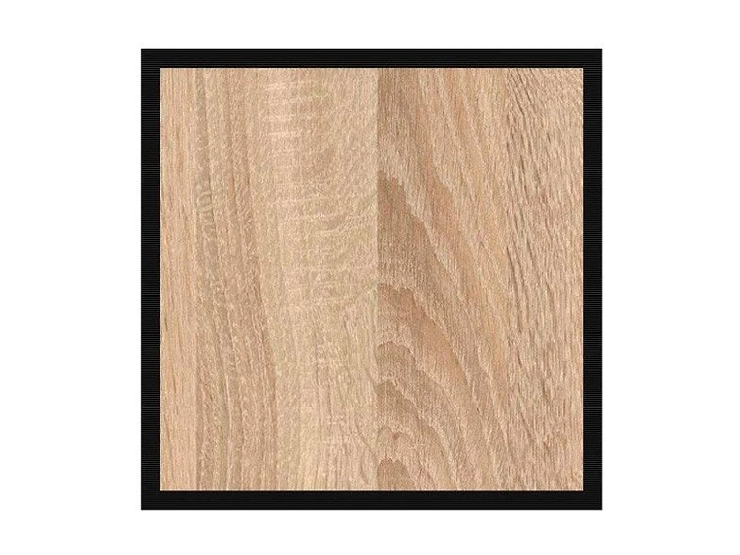 Guarda-roupa JULIA 2 portas de correr L120xA200cm Branco mate e carvalho claro, 3 prateleiras, cabideiro, design moderno