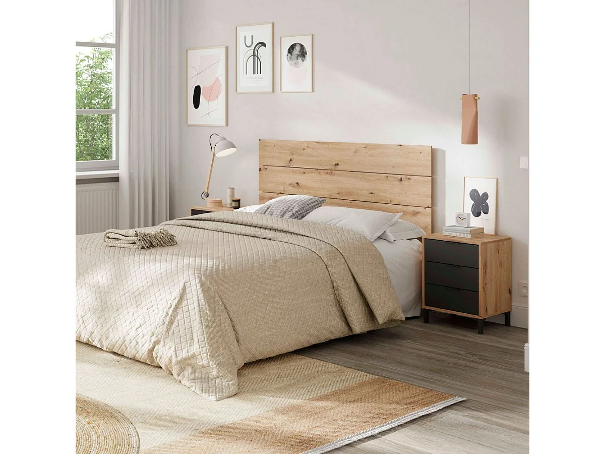 Cabeceira Enzo com mesas de cabeceira