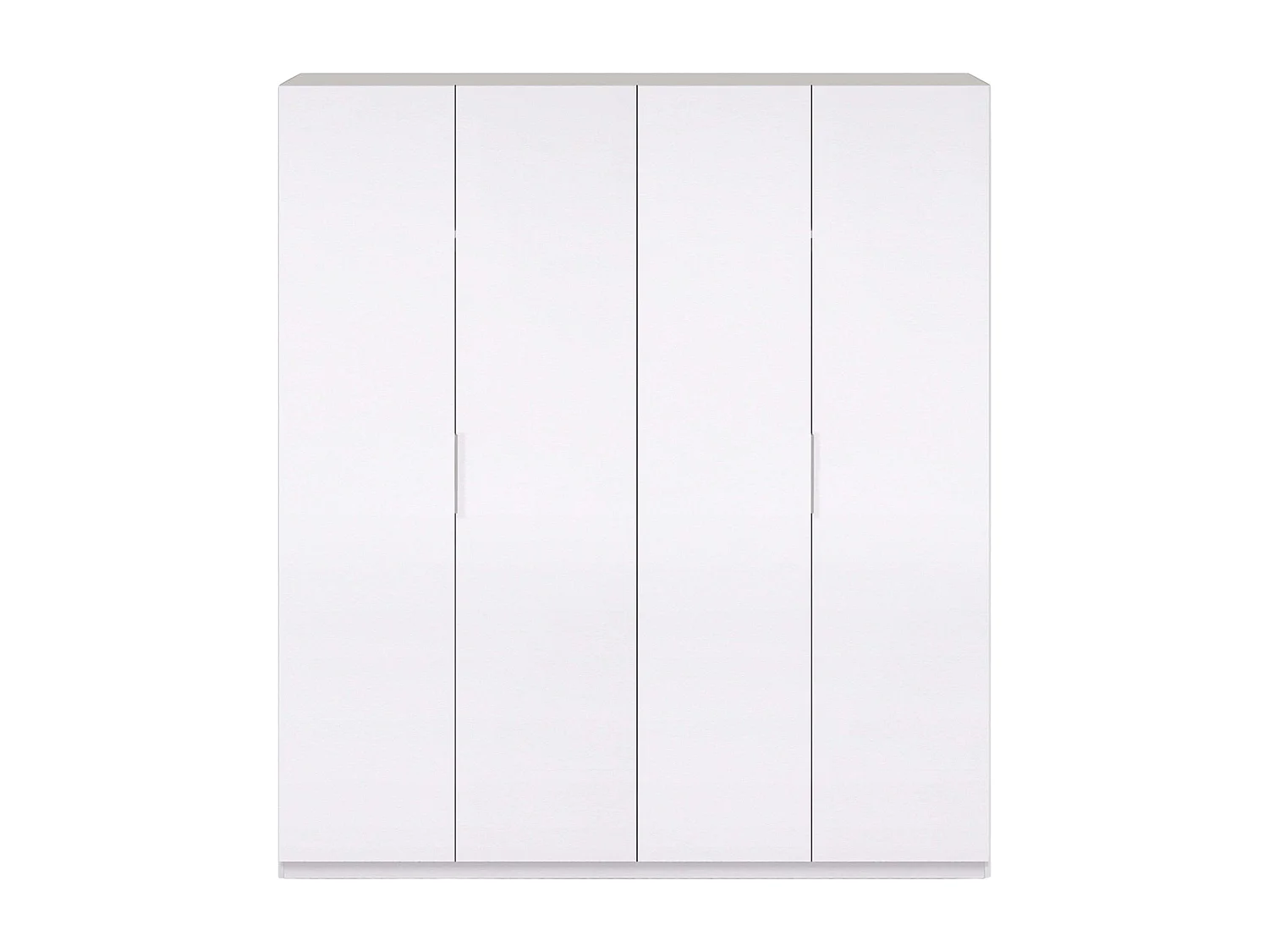 Roupeiro Low Cost 4 portas Branco brilhante