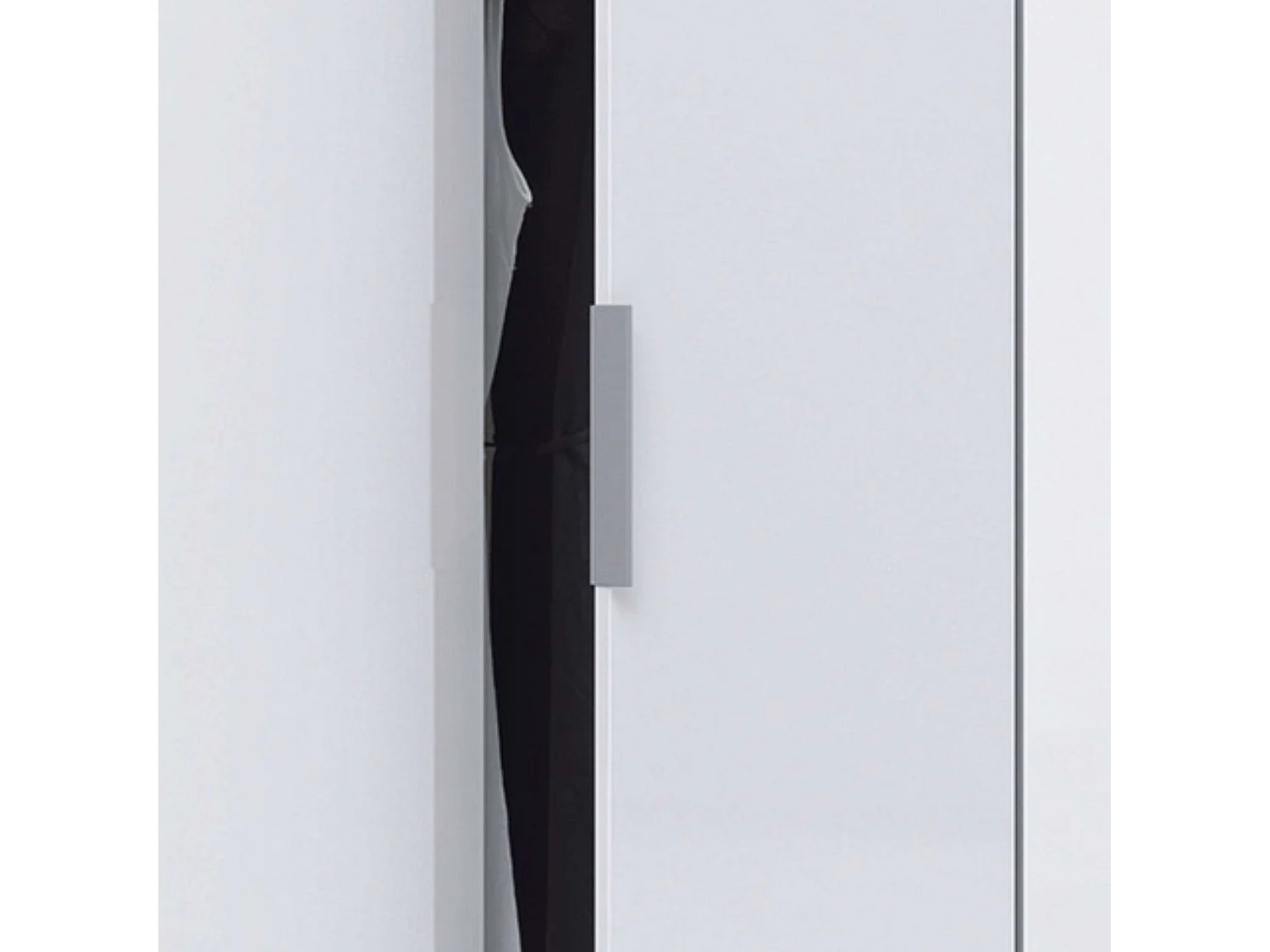 Roupeiro Low Cost 4 portas Branco brilhante