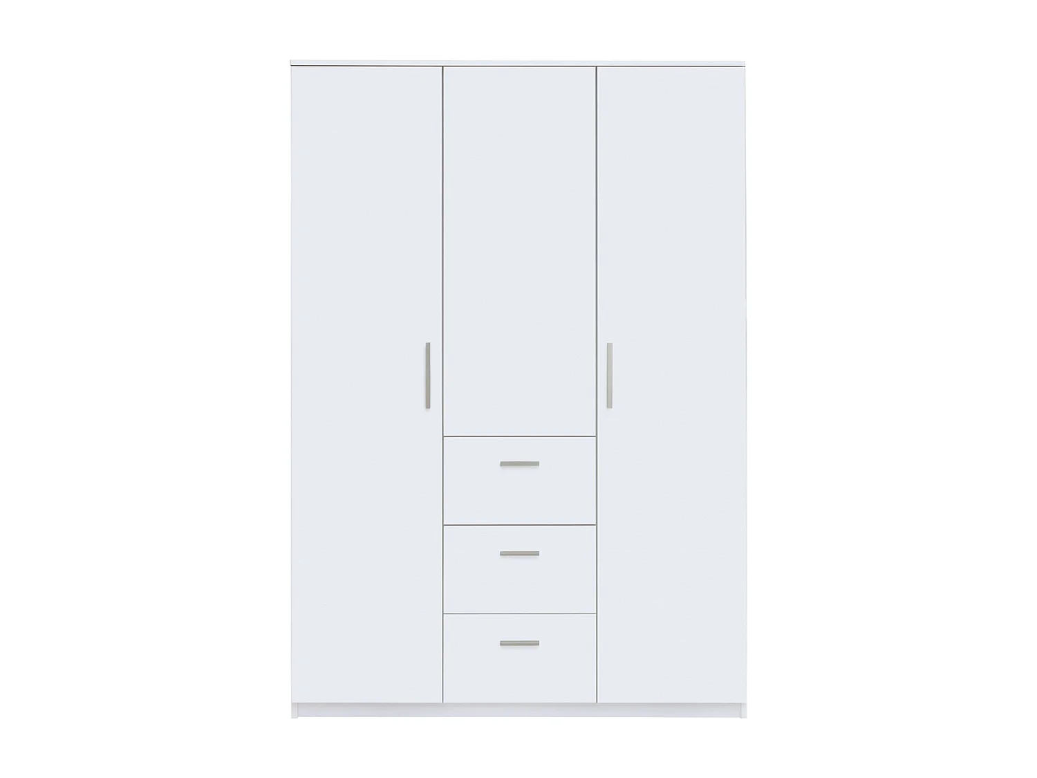 Armario hab. dormitorio blanco brillo 200x120x52 cm