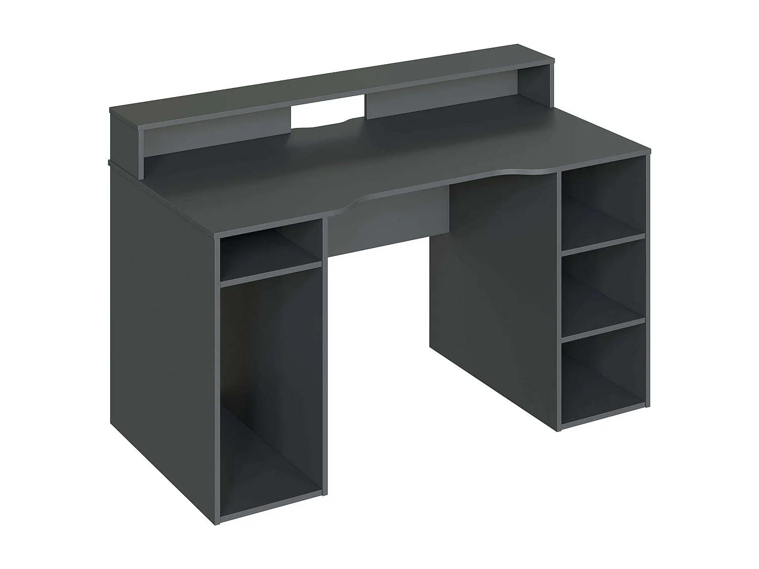 Mesa Escritorio Gamer Ozone Gris Reversible 136x88x67 cm