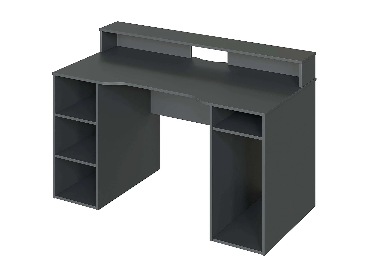 Mesa Escritorio Gamer Ozone Gris Reversible 136x88x67 cm