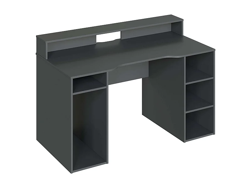 Mesa Escritorio Gamer Ozone Gris Reversible 136x88x67 cm