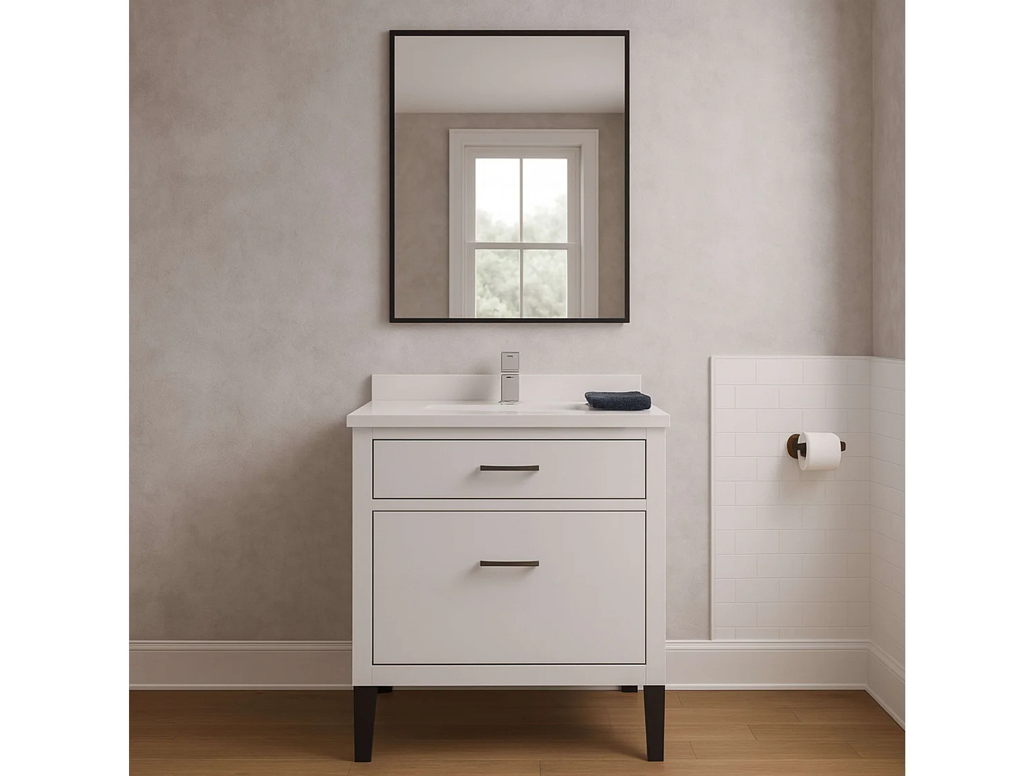 Lavatório em PMMA Blanco