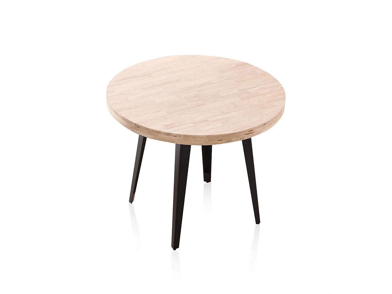 Mesa redonda fixa Berg Negro - Roble