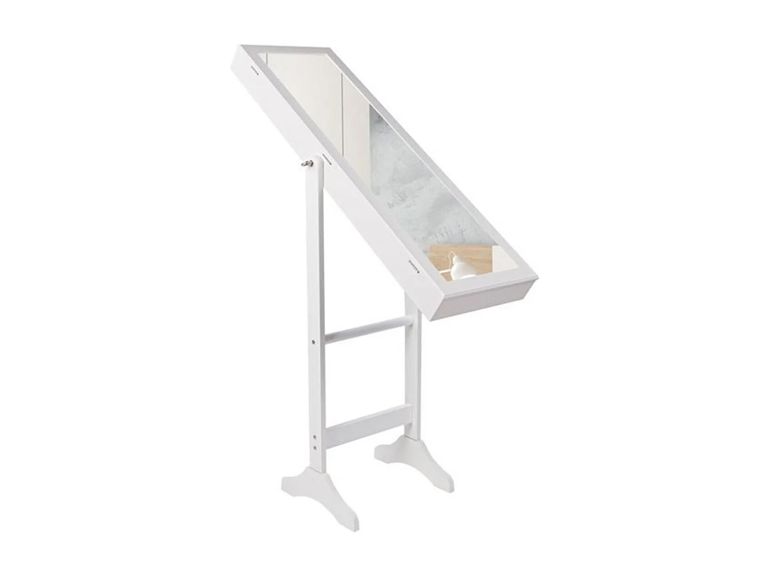 Espelho de jóias de chão Blanco