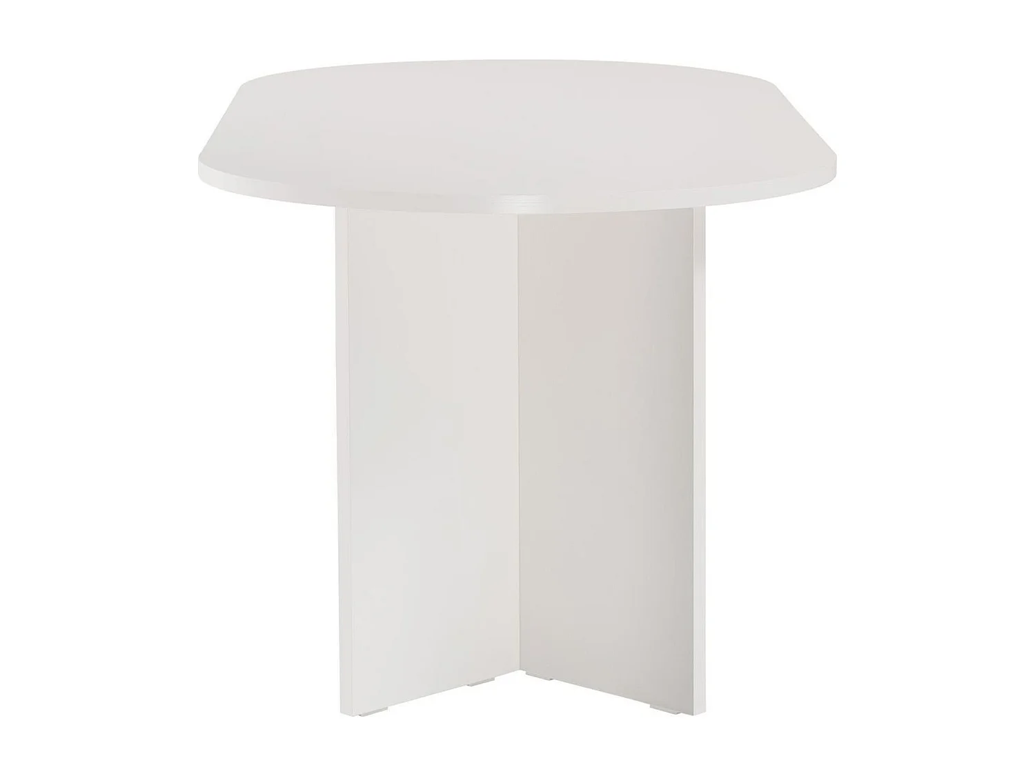 Table à manger ovale blanche 8 pers. 180 cm - Suna