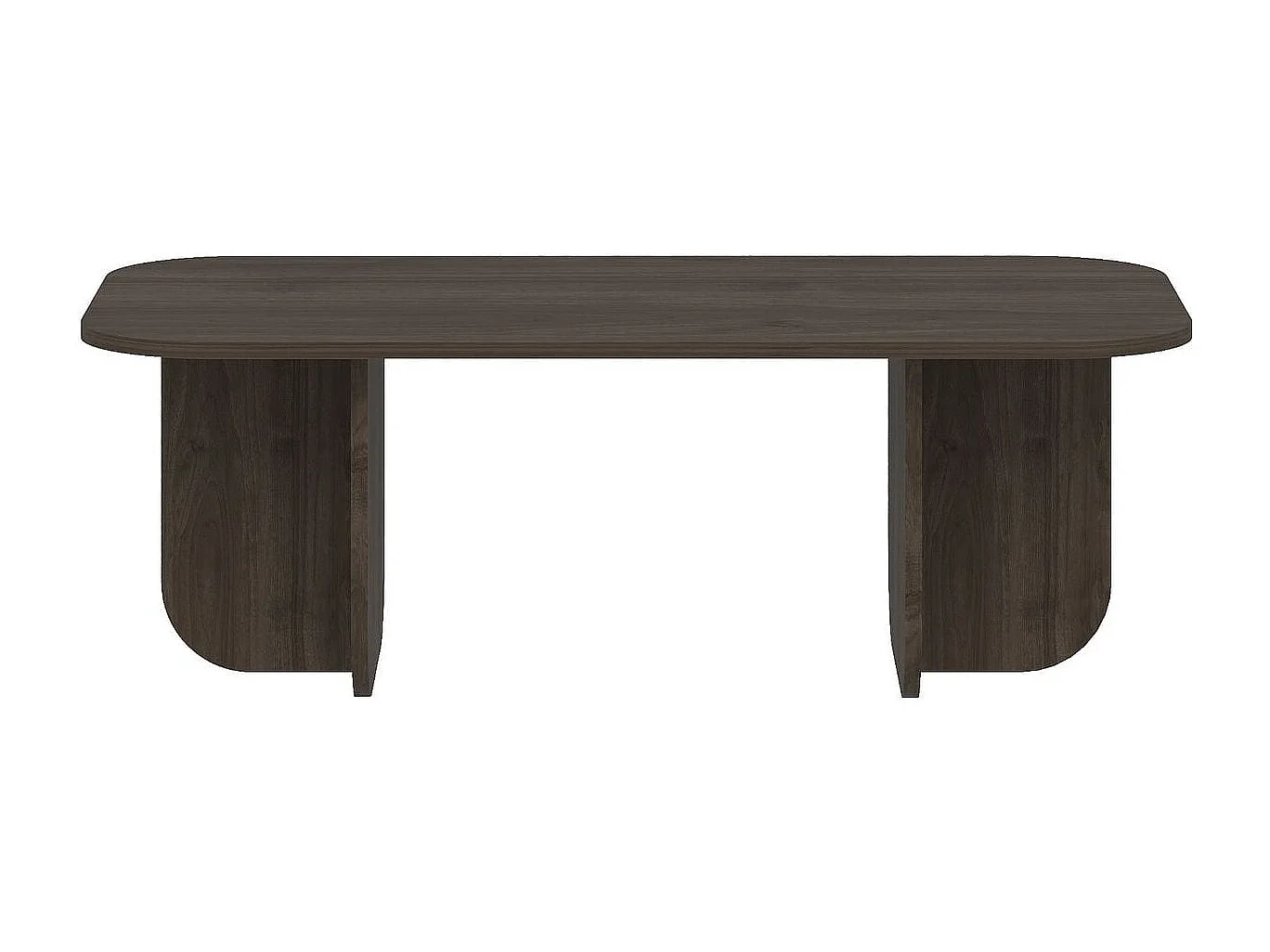 Table basse rectangulaire effet Noyer 120 cm - Ivy