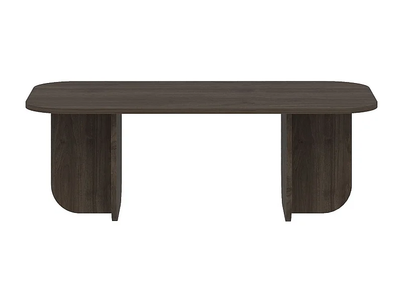 Table basse rectangulaire effet Noyer 120 cm - Ivy