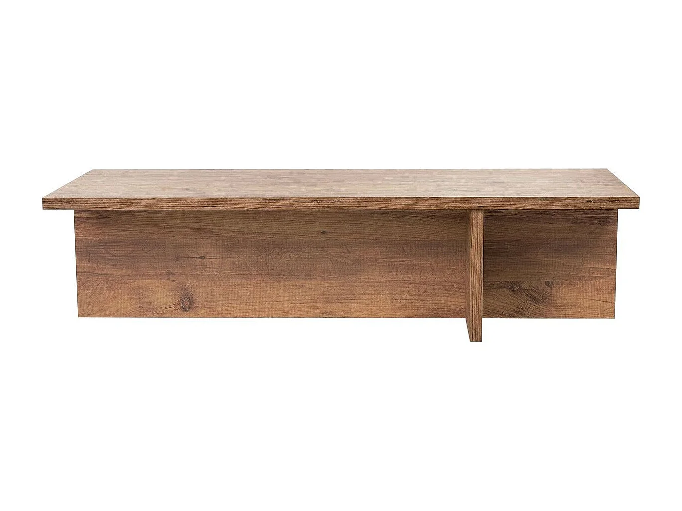 Table basse rectangulaire effet Noyer 120 cm - Arden