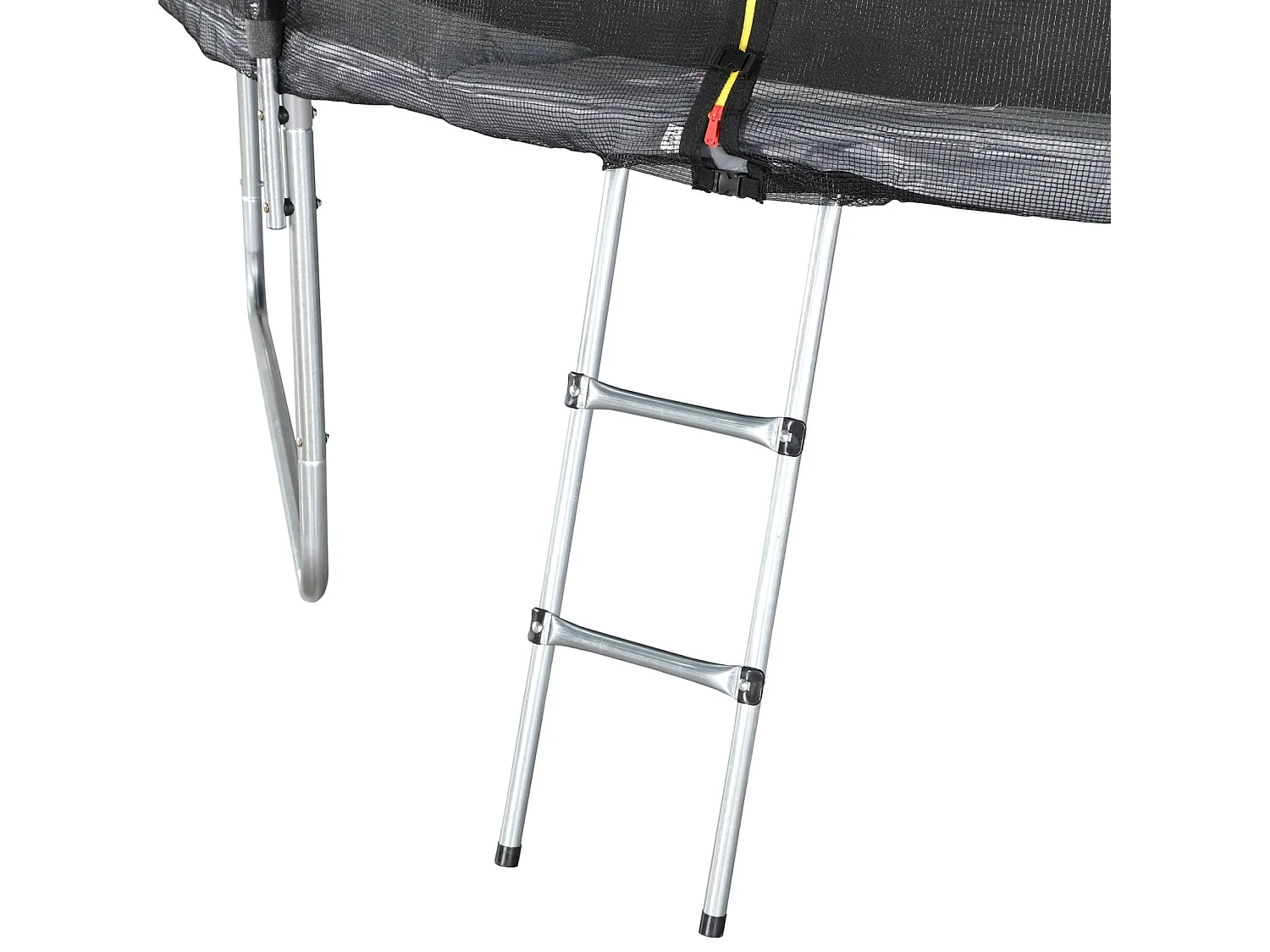 Trampoline 430cm gris avec filet de protection.  échelle. bâche. filet pour chaussures. kit d'ancrage - Vénus XXL- Trampoline de jardin 430 cm 4m| Qualité