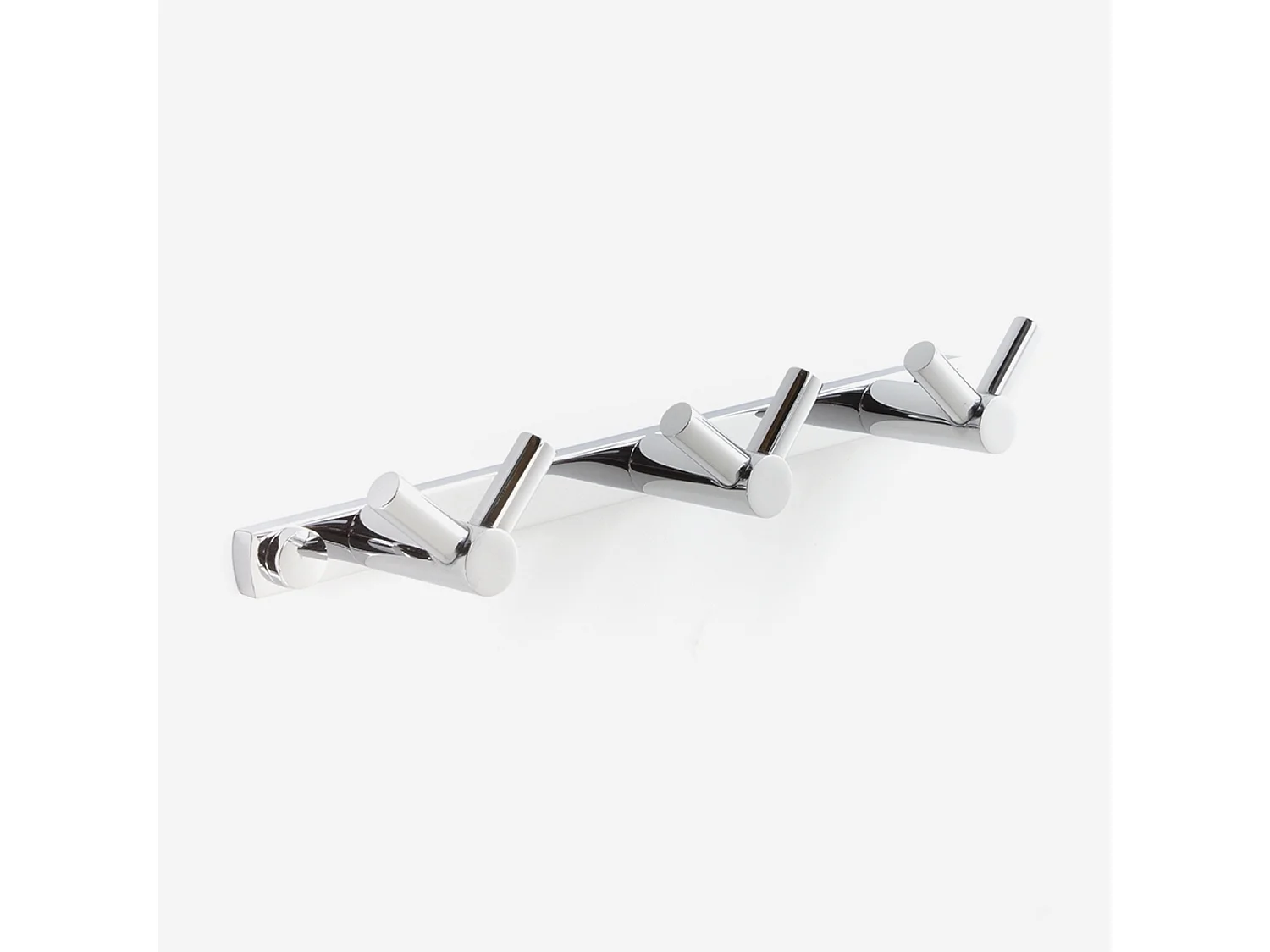 Patère salle de bain 3 têtes inox brillant - Vito - BATHBAZAAR