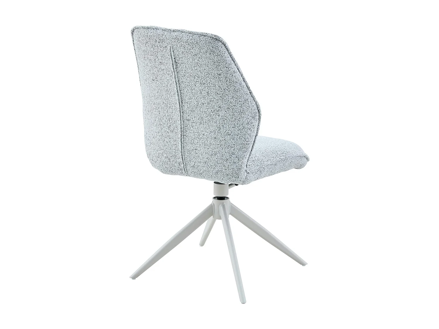 Chaise gris clair chiné pivotante (lot de 2) CORTINA