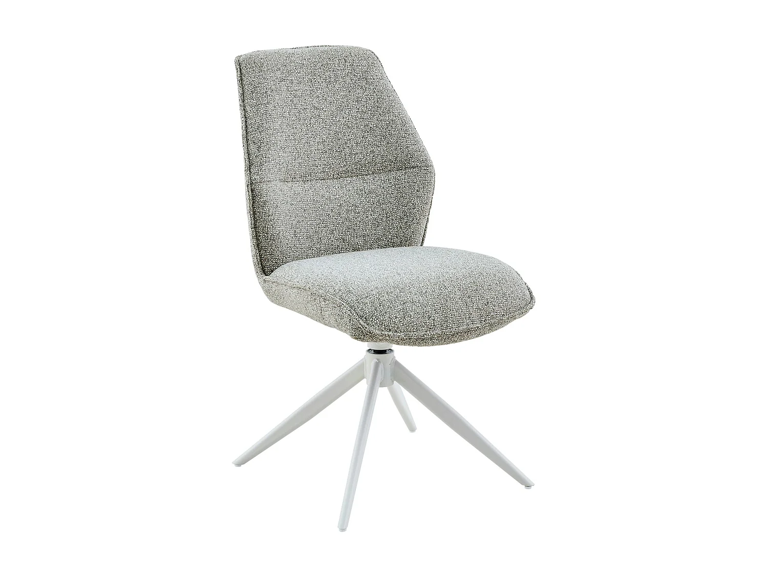 Chaise beige chiné pivotante (lot de 2) CORTINA